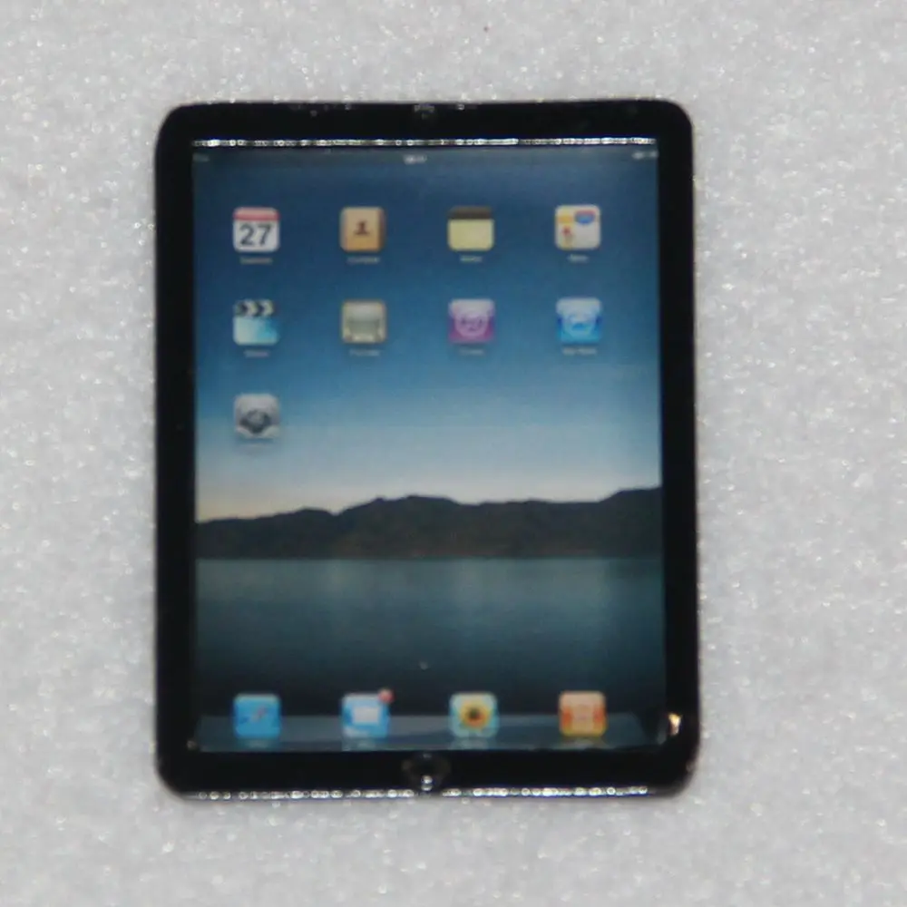 6 цветов кукольный домик миниатюрное моделирование IPAD для 1:12 кукольный домик ролевые игры дом мебель Декор Аксессуары игрушка для куклы