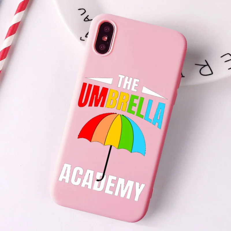 New Umbrella Academy TPU Soft Pink phone case For iPhone11 11Pro 11ProMax X XR XS Max 8 8Plus 7 7Plus 6 6Plus Cover | Мобильные