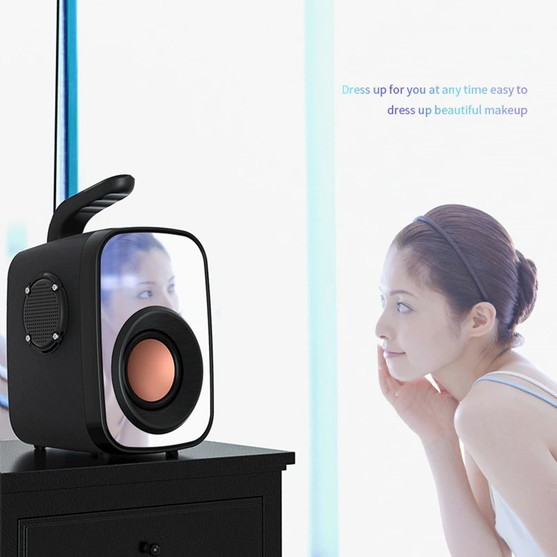 

Bluetooth5.0 Bass Speaker for PC Computer Radio with Alarm Clock Temp