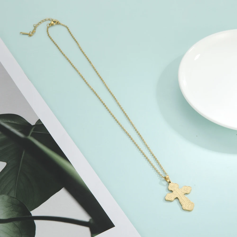 Православный крест ожерелье Пасхальный день церковная религиозная