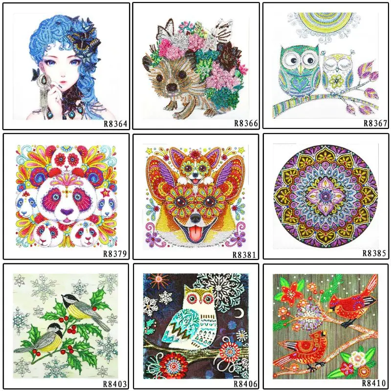 Животное девушка панда 5D специальная форма алмазная живопись вышивка рукоделие