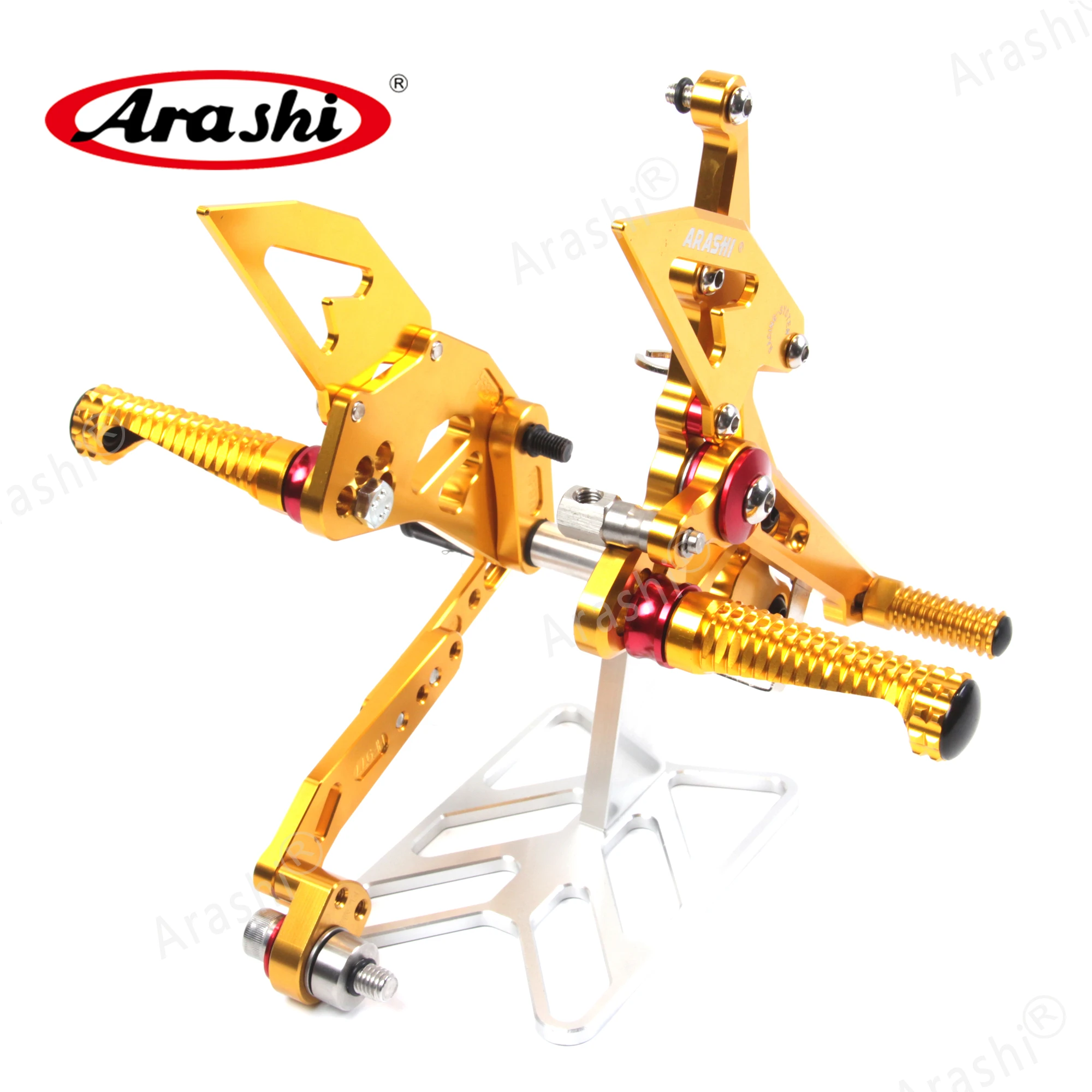 Араши CNC Регулируемые подножки для SUZUKI GSXR1000 2009 2016 ног GSXR 1000 2010 2011 2012 2013 2014 2015