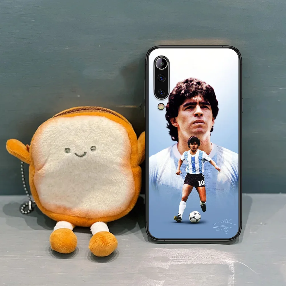 

Maradona Phone Case Cover Hull For Xiaomi Mi 8 9 10 T note 10 Lite Pro 5G A pocox 2 3 black Waterproof Silicone Bumper Tpu