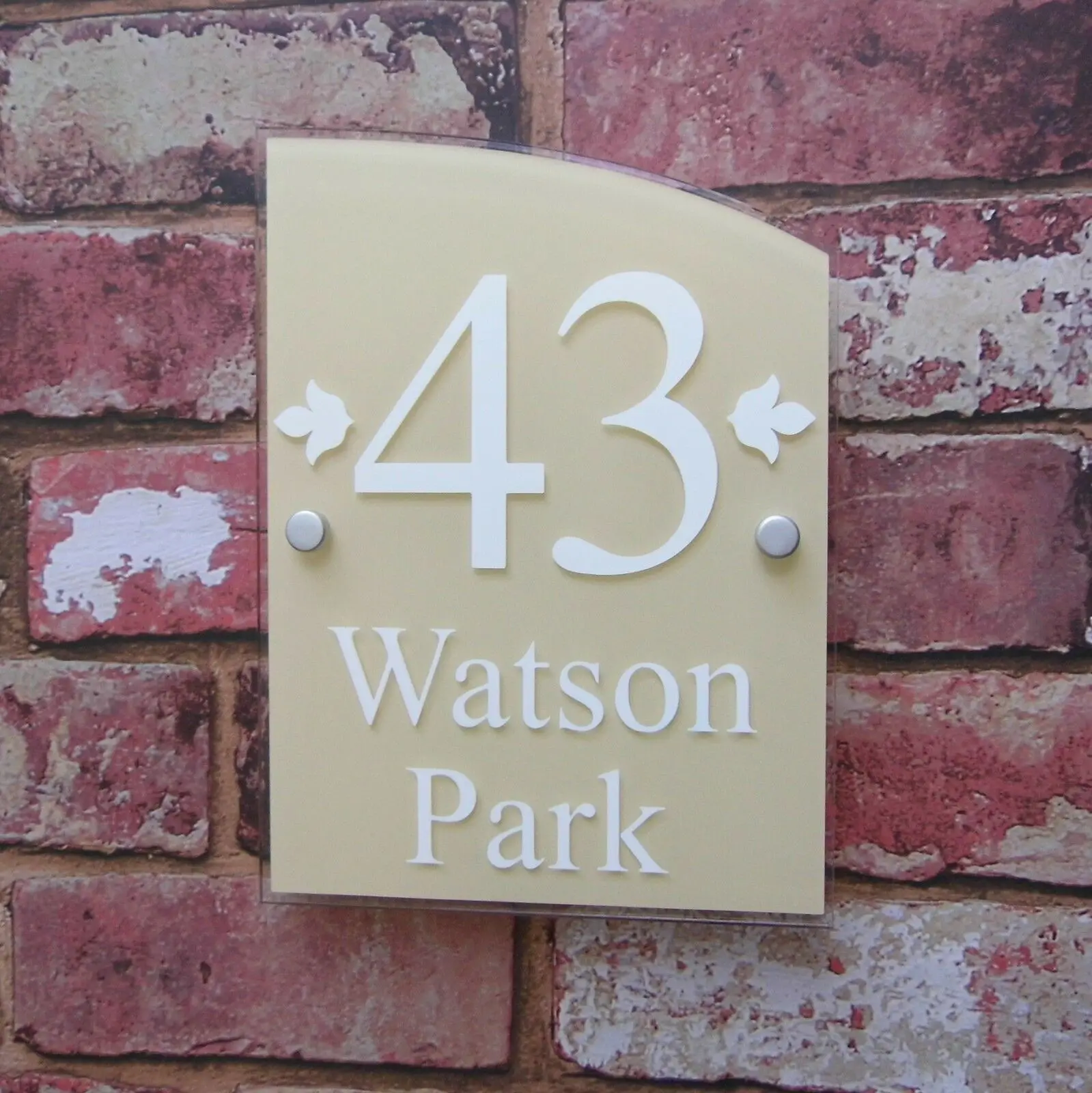 Современные таблички с номерами для дома доступные цвета улицы | Обустройство