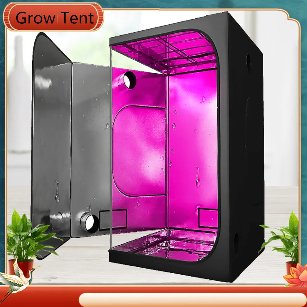 Палатка для выращивания растений тент гидропонных систем 600D Led-подсветка теплиц