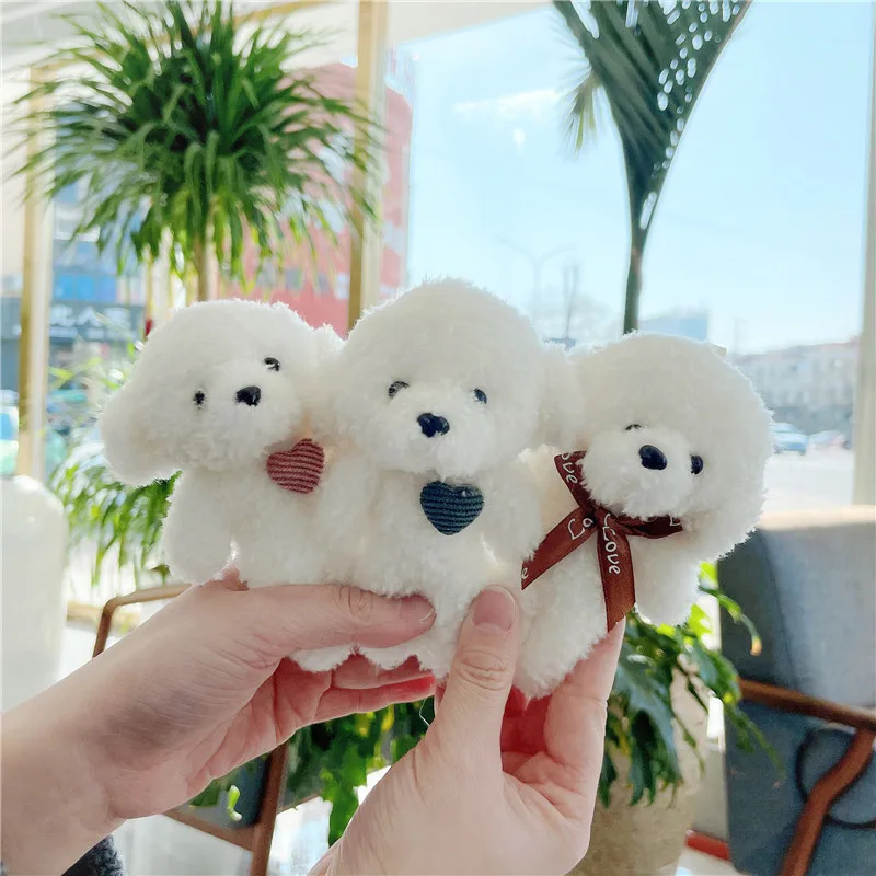 

11cm cartoon bear doll plush animal plush toy small pendant keychain children's toy christmas gift birthday gift