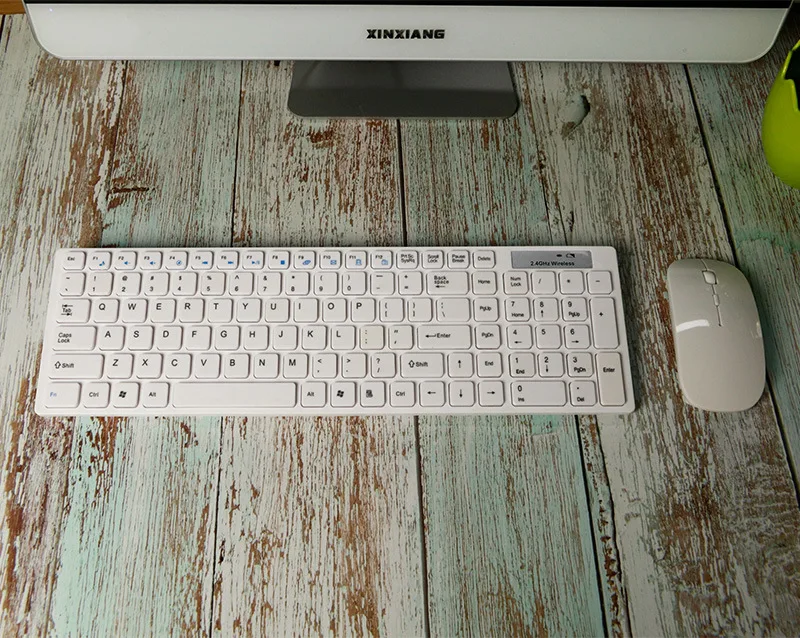 2 4g Беспроводная ультратонкая клавиатура и мышь набор Плоских беспроводных