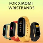 Ремешок на запястье силиконовый спортивный ремешок для Xiaomi MI Smart Band 5 200-220 мм сменный Ремешок Браслет из ТПУ + ТПЭ умные аксессуары