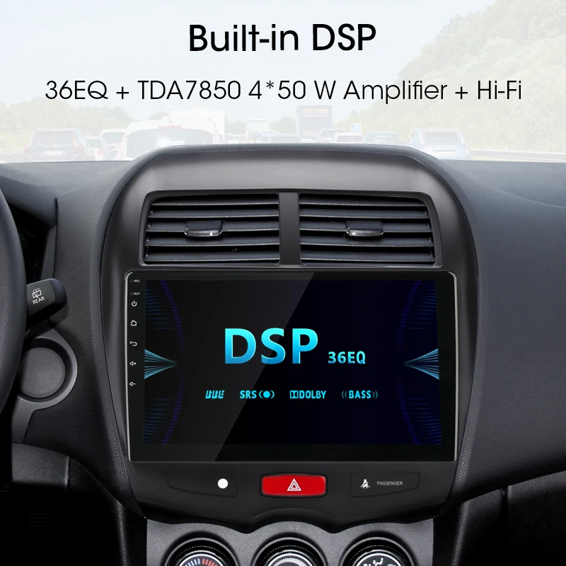 2G+ 32G Android автомобильный радио мультимедиа Navi плеер 2 din dvd для Mitsubishi ASX 2010- CITROEN C4 peugeot 4008 gps навигация