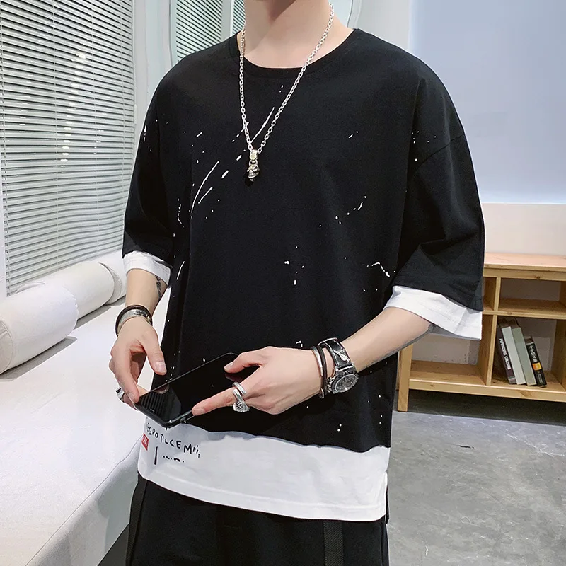 

Hip Hop T Shirt Men 2020 Summer Harajuku Streetwear Tee Top Tshirt Men Clothing Casual Man's T-shirt L0607