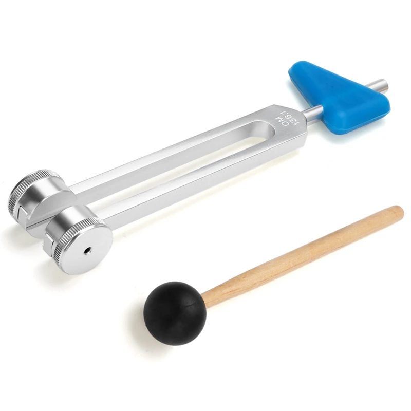 OM136.1Hz Aluminum Alloy Musical Tuning Fork Instrument Kit for Sound Healing Vibration Tools | Инструменты