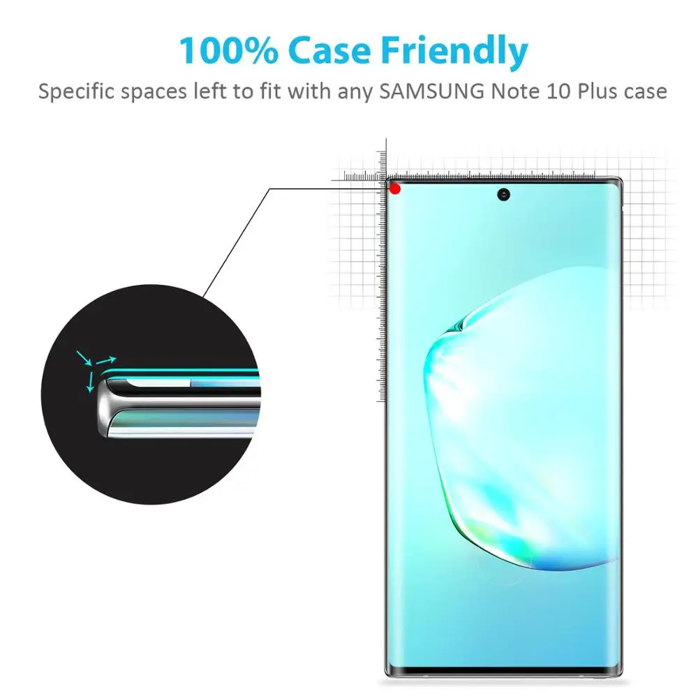 Мягкая защитная пленка Ossky для samsung Galaxy S10 Plus S10e 3D изогнутая полноэкранная Note 10