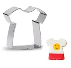 1 шт., Детская футболка Нержавеющаясталь трафареты для нарезки печенья пресс-формы металлический бисквитная формочка Fondant (сахарная) Инструменты для украшения торта Кондитерская печь