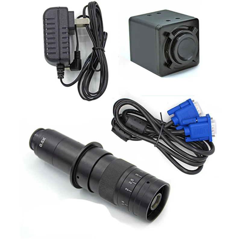 Цифровой микроскоп для электроники vga hdmi usb камера паяльный электронный