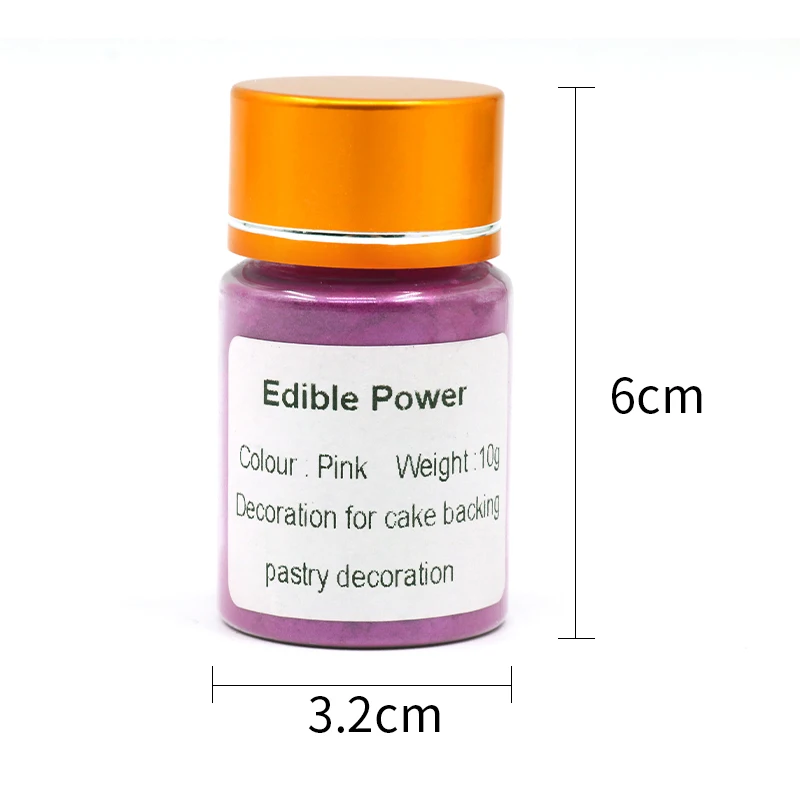 Пищевой порошок розового цвета для шоколада торта хлеба выпечки обжарки