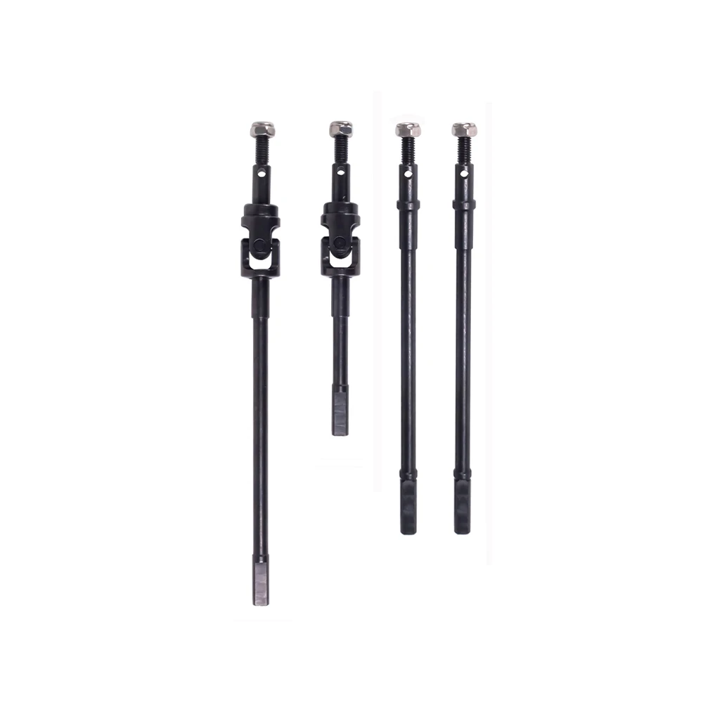 

Metal Hardened Front Rear AR90 Axle Shaft Universal Driveshaft Set for 1/6 RC Cralwer Axial SCX6 Jeep JLU Wrangler 4WD Upgrade