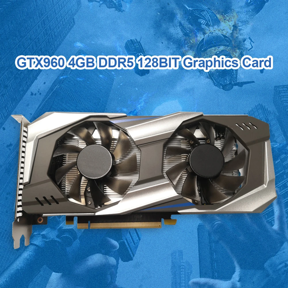 Оригинальная видеокарта для ПК GTX 960 4 Гб бит GDDR5 видеокарты DVI GTX960 игр nVIDIA Geforce с