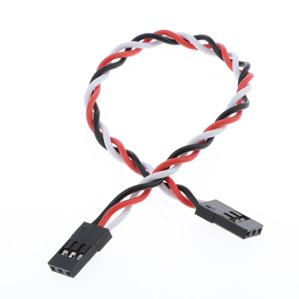

5x Male to Male Servo Steering Gear Extended Stranded Cables Line 200mm
