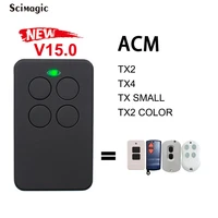 acm tx2 tx4 tx small tx2 color garage door remote control copier for 433mhz rolling code garage door opener 433 92mhz