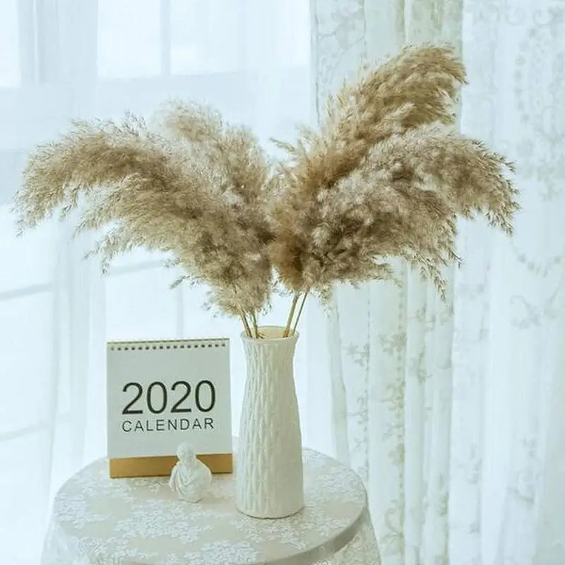 

Nordic Style Reed Grass Dried Flowers Are Not Easy To Fade Family Outdoor Wedding Decoration About 55cm