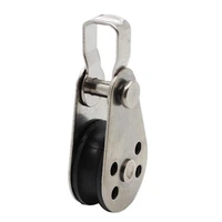 316 stainless steel marine grade kayak canoe pulley reduce load flexible pulley boat accessories kayak boat accessories marine