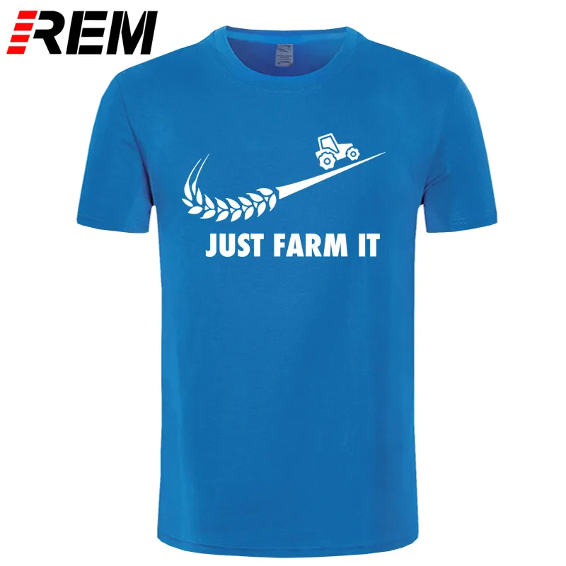 Модная футболка Just Farm It, мужские хлопковые фермерские футболки с круглым вырезом и короткими рукавами, Мужская футболка для сельского хозяйства, топы