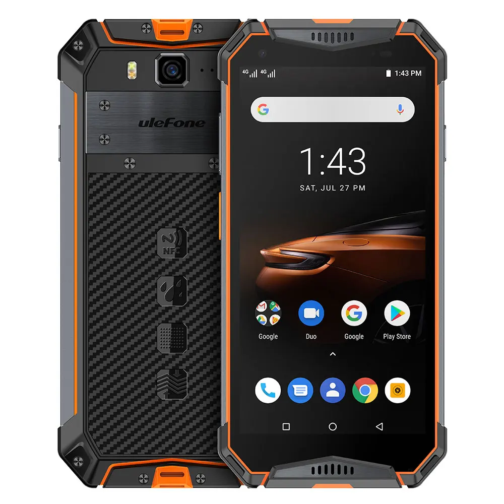 Смартфон Ulefone Armor 3 Вт большой аккумулятор 10300 мАч IP68 Водонепроницаемый 4G