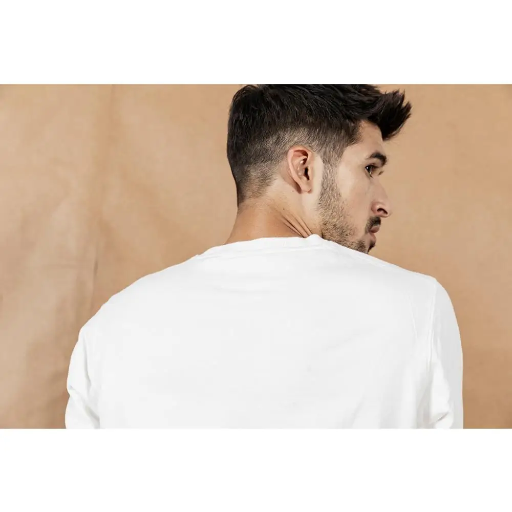 Мужское худи с надписью SIMWOOD модный повседневный свитшот круглым вырезом новая