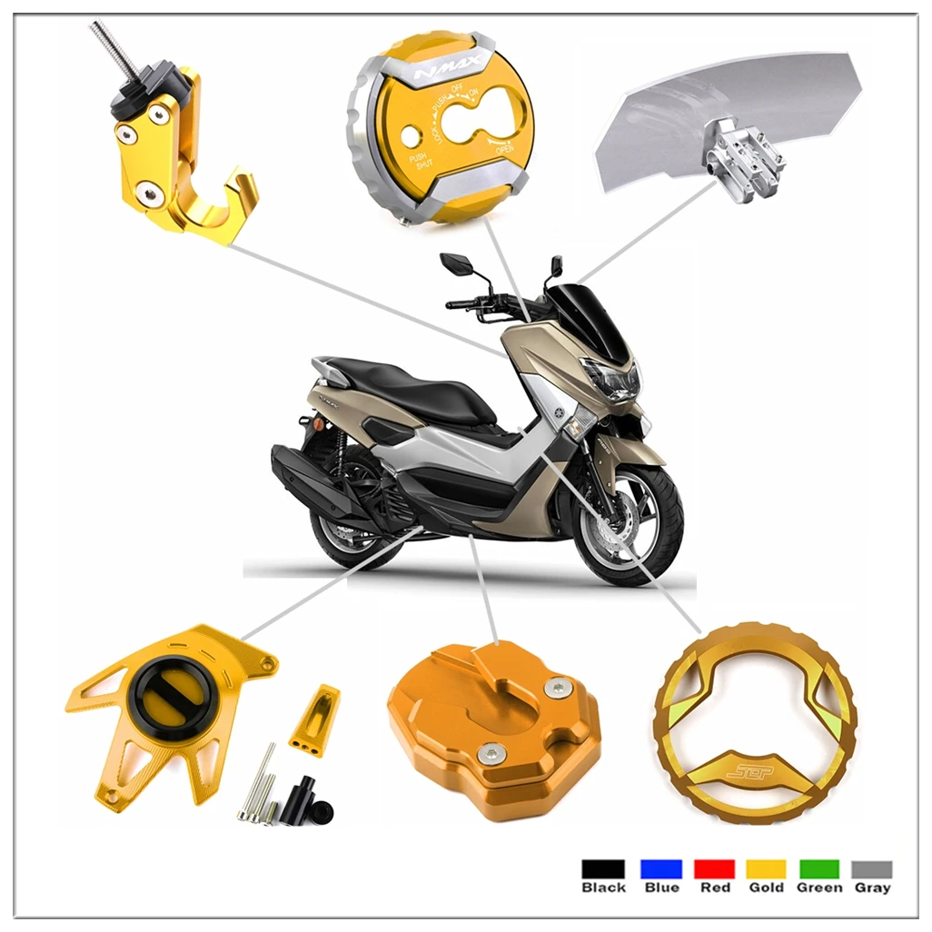 Аксессуары для мотоциклов детали YAMAHA NMAX 155 ABS крышка ключа топливного бака