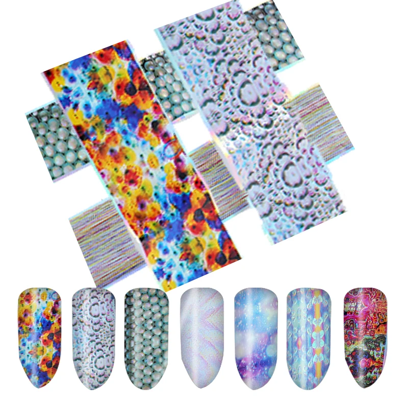 Фольга для ногтей голографическая звездное небо фольга нейл-арта возможность