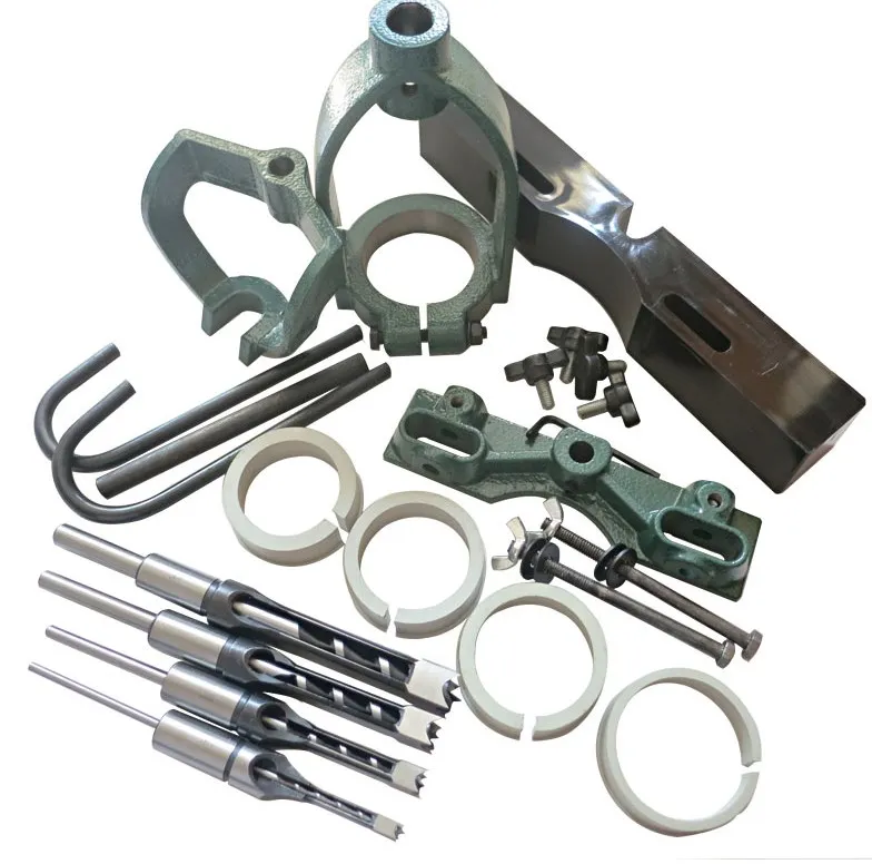 

Настольный шипорезный станок, набор аксессуаров для установки квадратных шипов