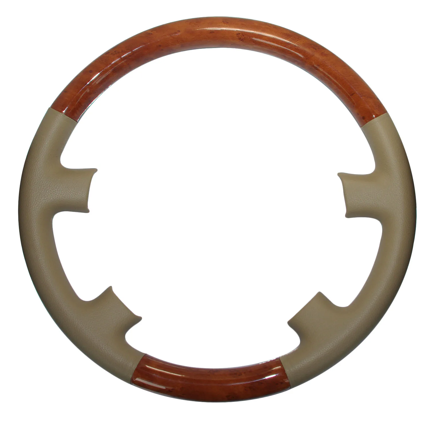 Tan Leather Wood Кожаный деревянный чехол на руль для 1998-2002 Toyota Land Cruiser 100 FJ100 4700 4500 Lexus LX470 LX450 LS400 - Название цвета: Tan Leather Wood