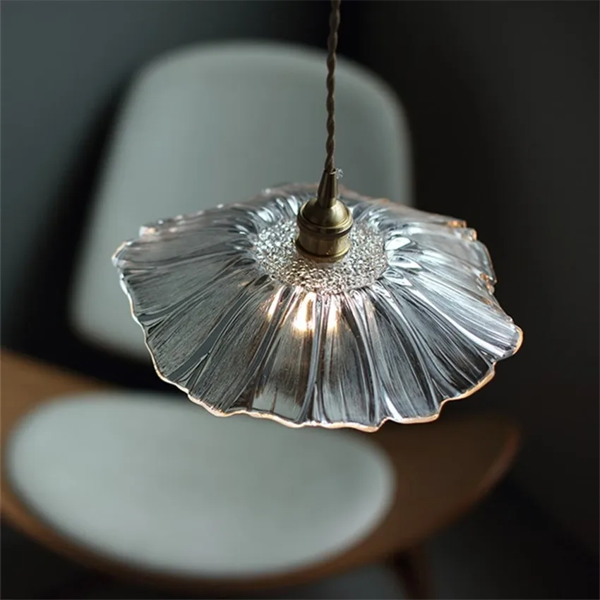 Современная Подвесная лампа в форме цветка светодиодный Арт Декор блеск