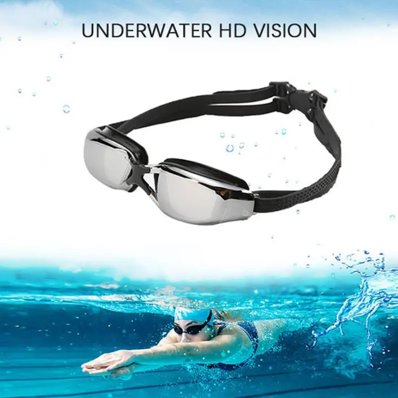 

High-definition Electric Coating Waterproof And Antifogging Goggles For Men And Women Flat Light Goggles Submersibles