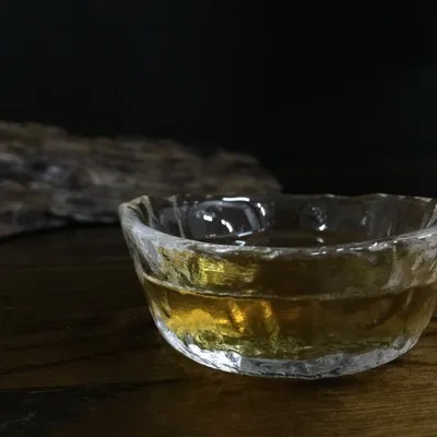 Japanese-style Handmade Glassware Tea Cup Hammer Pattern Glass Crystal Transparent Heat-resistant Kung Fu Black Teaware | Дом и сад