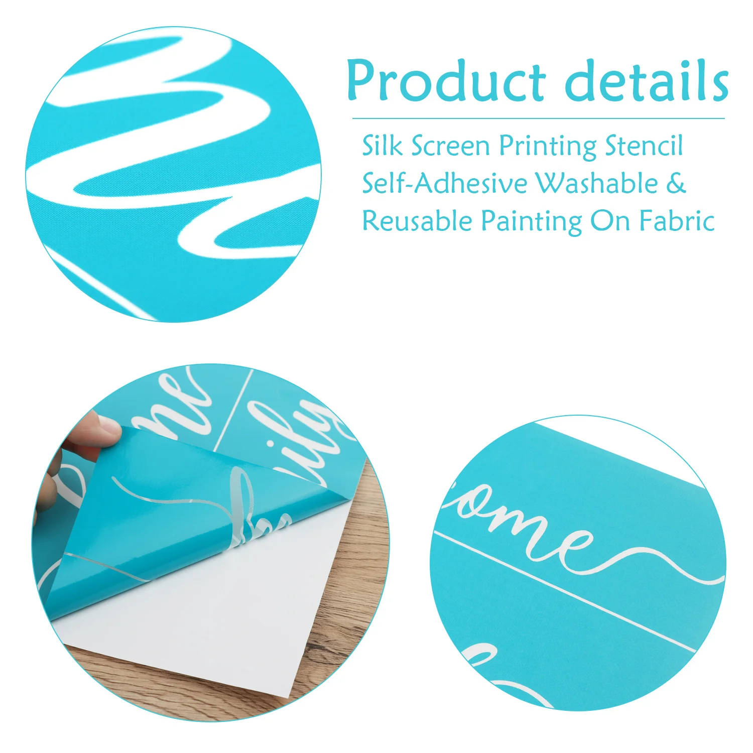 DIY трафарет для шелкографии с рисунком самоклеящаяся моющаяся многоразовая