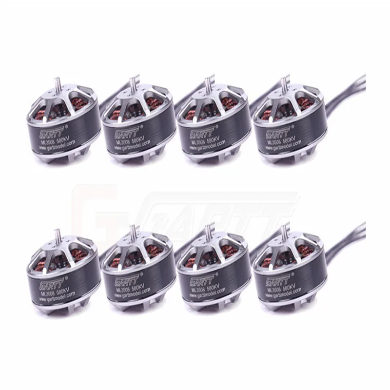 8 шт. GARTT ML 3508 580KV бесщеточный двигатель для мультироторного квадрокоптера Hexa Drone |
