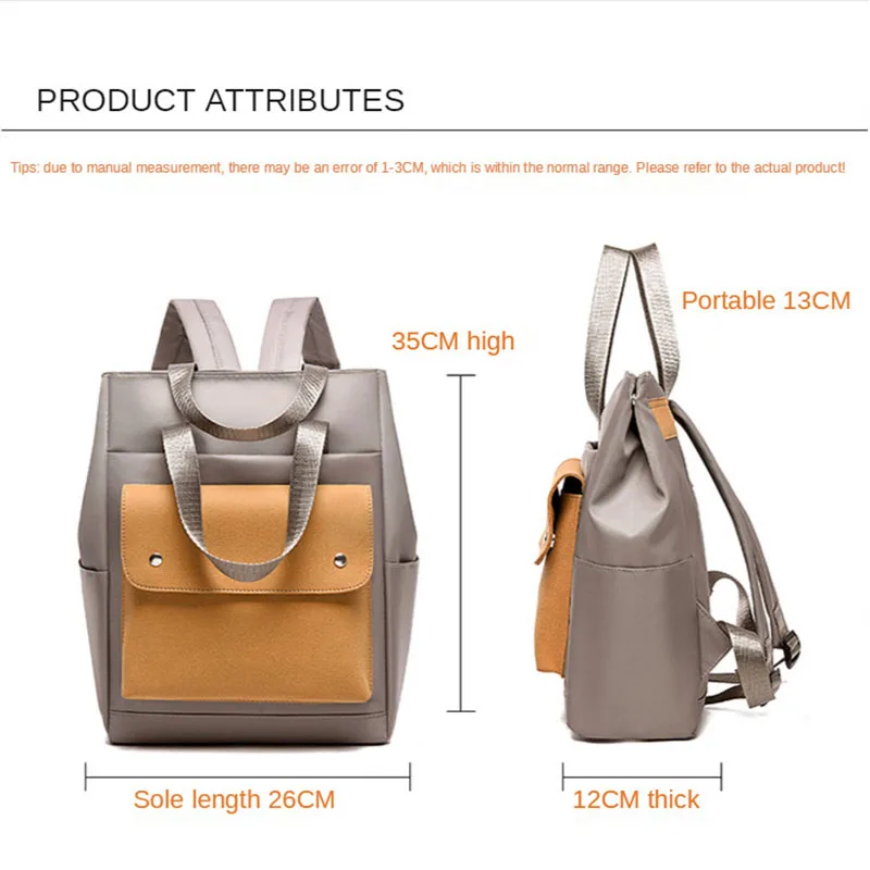

Design Bag Fashion Contrast Color Student Backpack Luxury Mini Backpack Women Designer Leather Dragon Ball Bag
