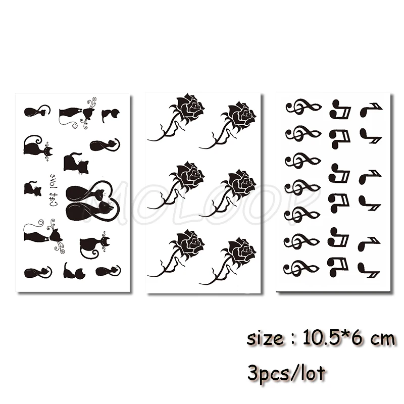 Водостойкая Временная 3D Цветная Бабочка Птица Животное водная переводная