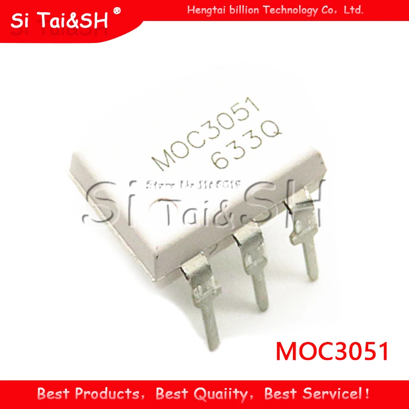 5 шт./лот оптрон MOC3051 TRIAC-OUT 6-DIP Новинка | Электронные компоненты и принадлежности