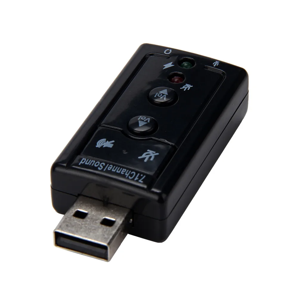 CARPRIE USB адаптеры аудио Usb 7 1 Canali Esterna 3d звук Adattatore Pc ноутбук карта адаптер MP3 стерео