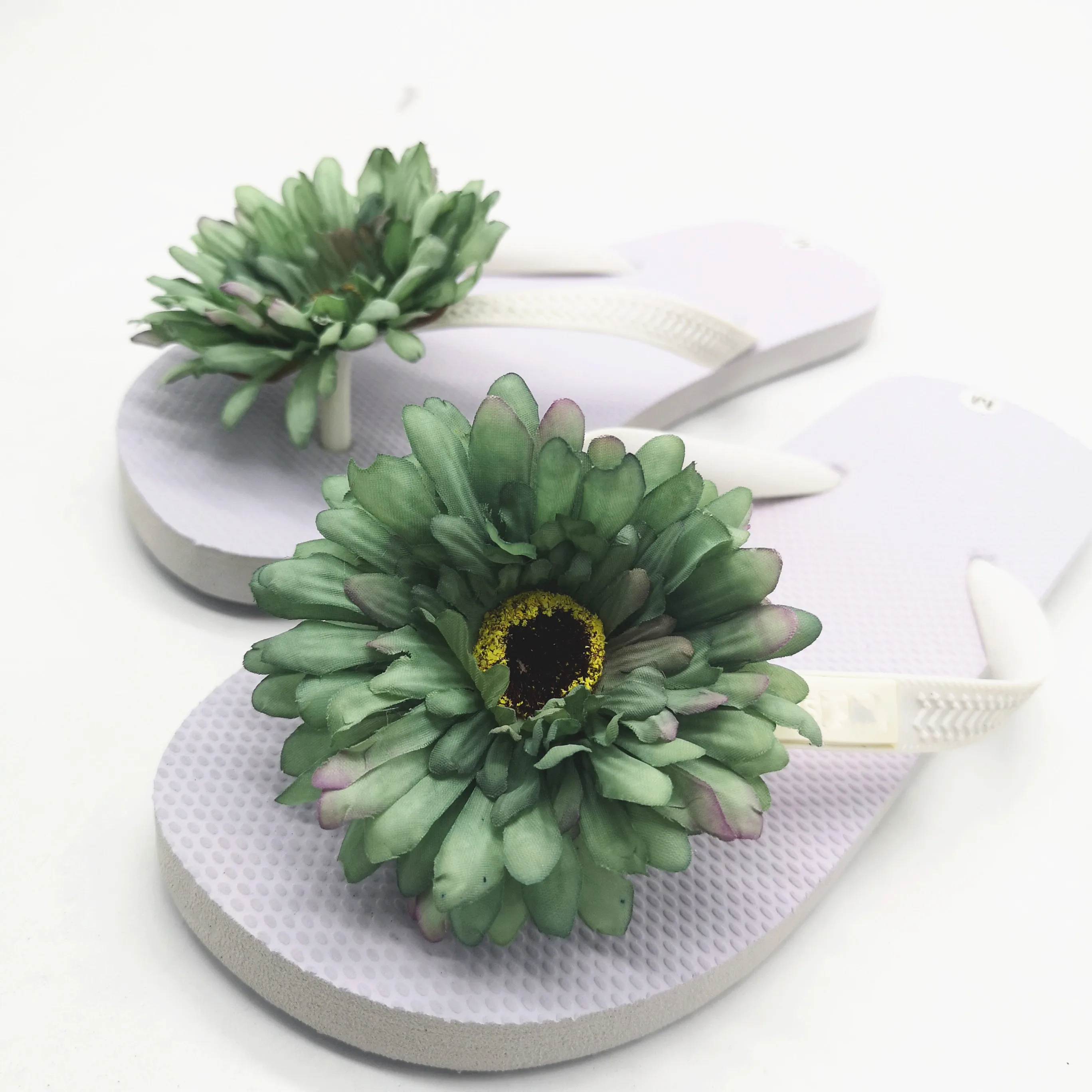 Сандалии HAHAFLOWER женские ручной работы повседневная обувь с цветами шлепанцы