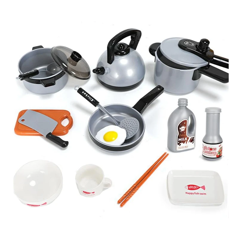 

Детская мини-кухонная игрушка, посуда, кастрюля, детская игрушка для ролевых игр, имитация кухонной утвари, игрушки, 15 шт.