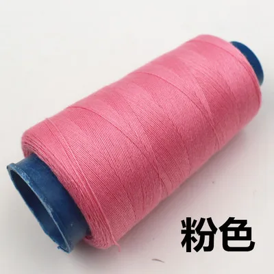 Pink 20 S/3 высокоскоростная катушка многоцветная швейная нить 1400Y промышленная швейная нить для машины, используется: плотная ткань/Деним/джинсы/холст - Цвет: Pink