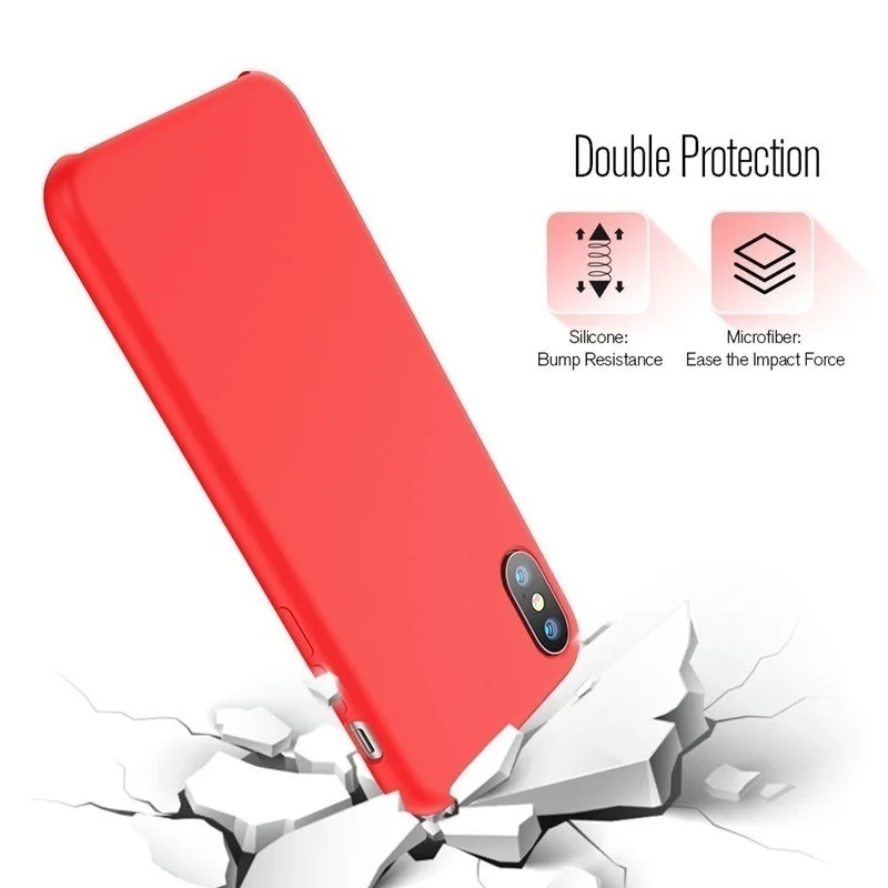 Liquid Silicone Case For iPhone 11 Pro Max XS X Cover XR 8 7 6s Plus Original Official Cases Shockproof Movil Fundas | Мобильные