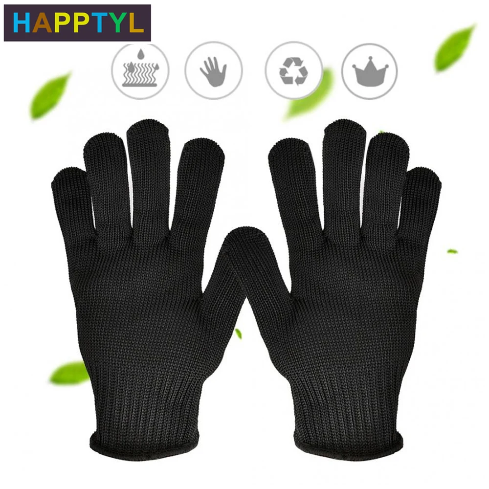 

HAPPTYL 1 пара, устойчивые к порезам рабочие перчатки, высокая производительность, уровень 5, защитные рабочие перчатки, комфортные растягивающ...