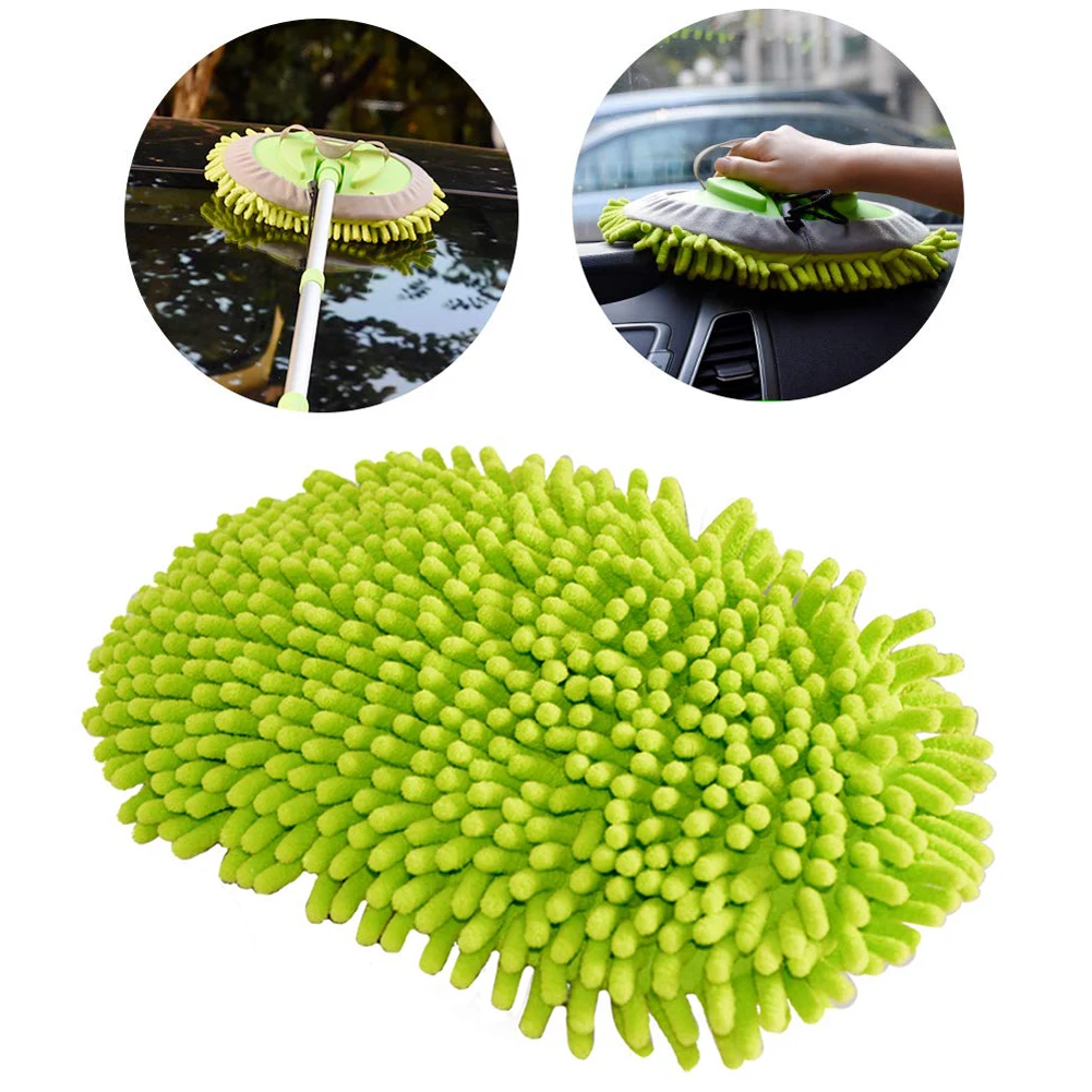 

Car 360 Degree Spin Wet Mop Head,Microfiber Auto Cleaning Mop Head Refill for Car and Home