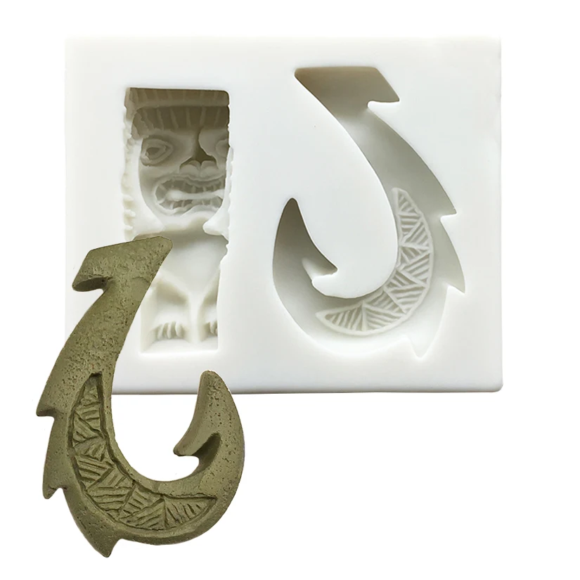 

Wholesale 10 pcs/lot Magic Fishhook Silicone Sugarcraft Mold Chocolate Cupcake Baking Fondant Cake Decorating Tools