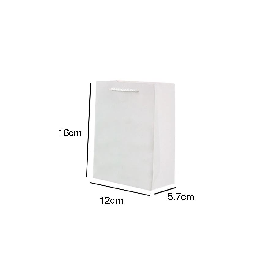 12x16cm white 10 шт./партия, 15x20 см, 12x16 см, одноцветная плотная бумажная сумка DIY, многофункциональная декоративная бумажная подарочная сумка - Цвет: 12x16cm white