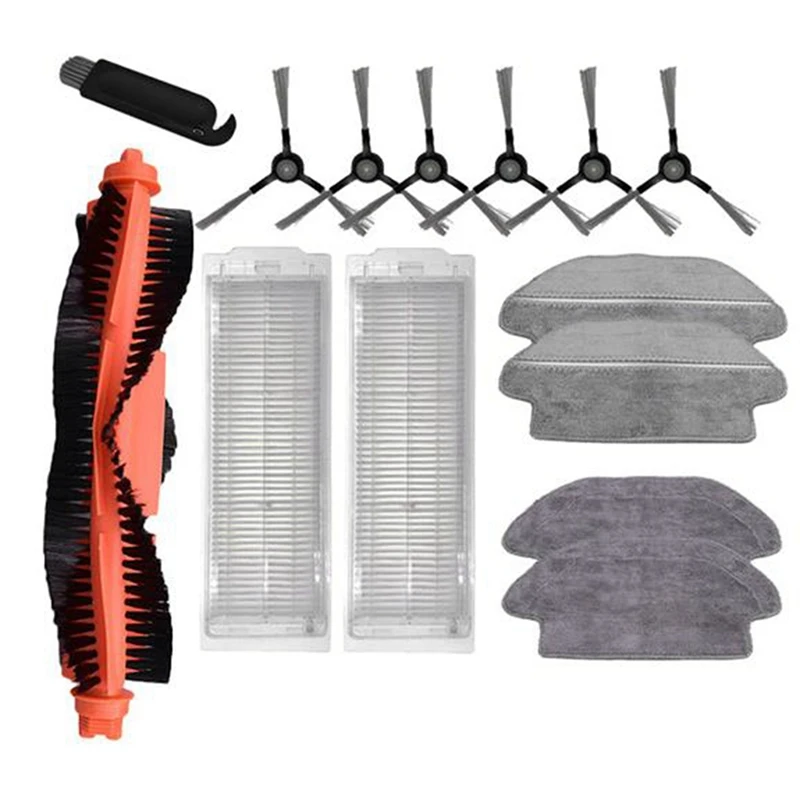 

Promotion!Main Brush Hepa Filter Side Brush Mop Cloth for Xiaomi Robot STYJ02YM Mi Mop Pro Conga3490 Viomi V2 PRO V3 SE V-RVCLM2